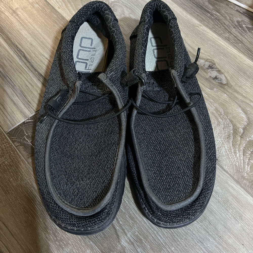 Hey Dude Men's Charcoal Loafers